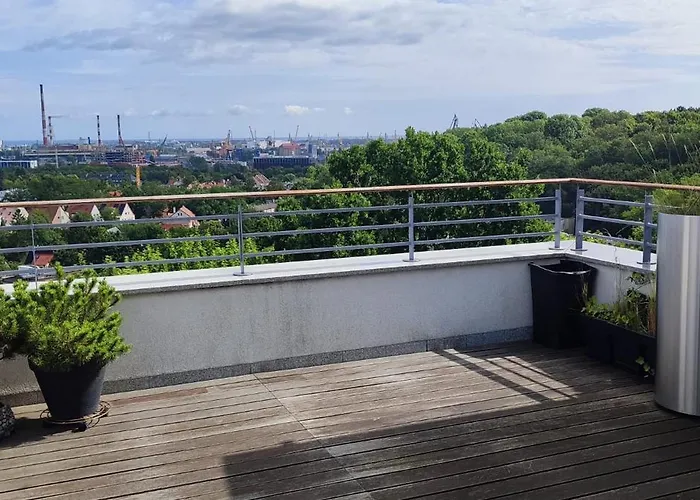 Apartamento Sea View Old Town Walk 60m 2 And 30 M2 Taras Gdansk