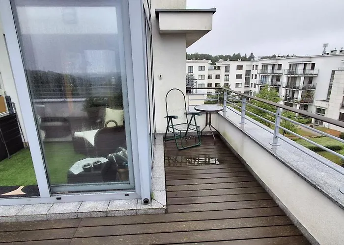 Sea View Old Town Walk 60m 2 And 30 M2 Taras Apartman Gdańsk